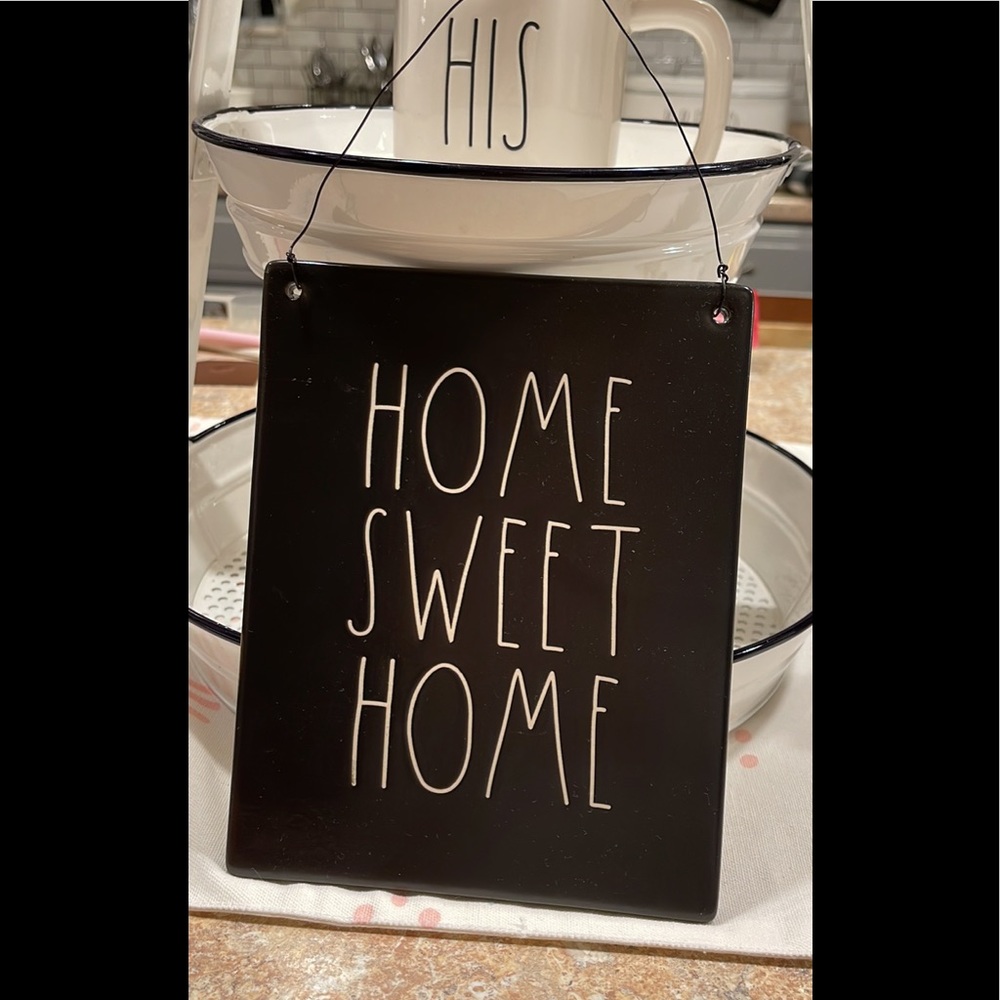 Home Sweet Home Rae Dunn sign nwt